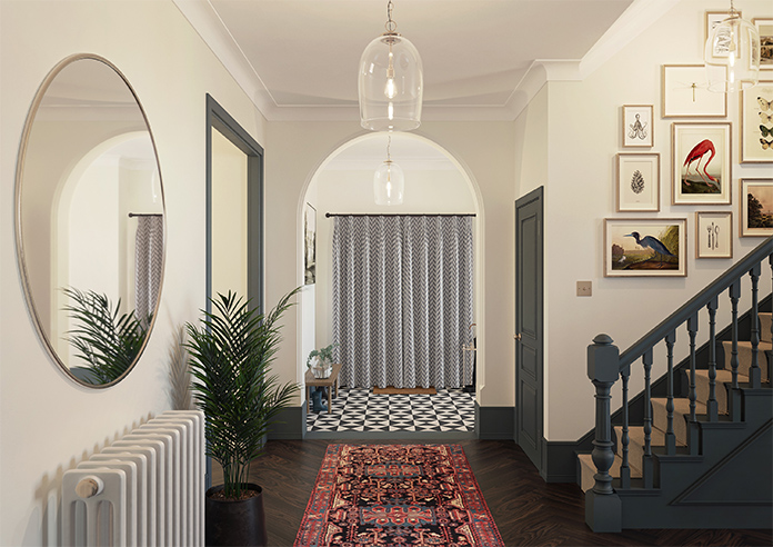 Chevron Stripe, Grey - Made to Measure Curtains - Image 15